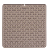 Messy Mutts Messy Mutts Silicone Mat | Interactive Lick Mat Grey Small
