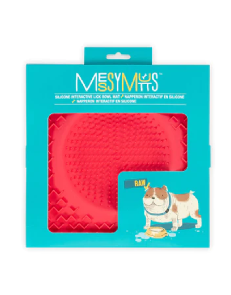Messy Mutts Messy Mutts Silicone Mat | Therapeutic Lick Bowl Watermelon 10 in