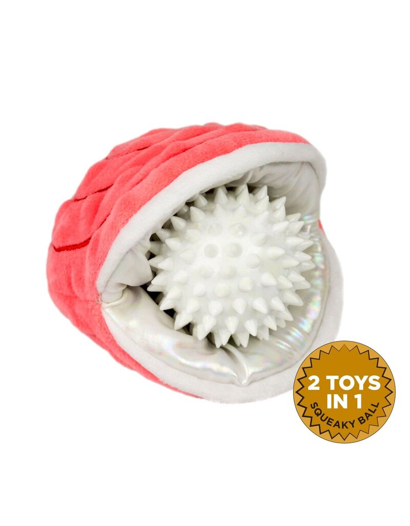 Tall Tails Tall Tails Dog Toys | Oyster  with Pearl 2-in-1 Toy 5 in