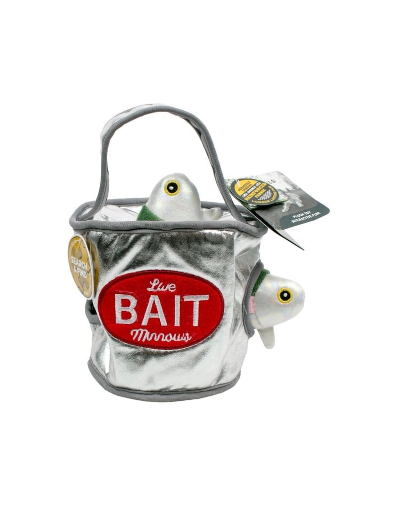 Tall Tails DISC Tall Tails Dog Toys | Bait Bucket Hide & Seek Squeaker Toy 9 in