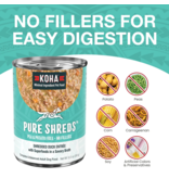 Koha Koha Pure Shreds Dog Food | Duck Entree 12.5 oz CASE