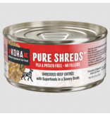 Koha Koha Pure Shreds Cat Food | Beef Entree 2.8 oz CASE