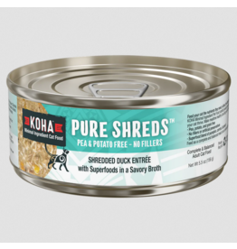 Koha Koha Pure Shreds Cat Food | Duck Entree 5.5 oz single