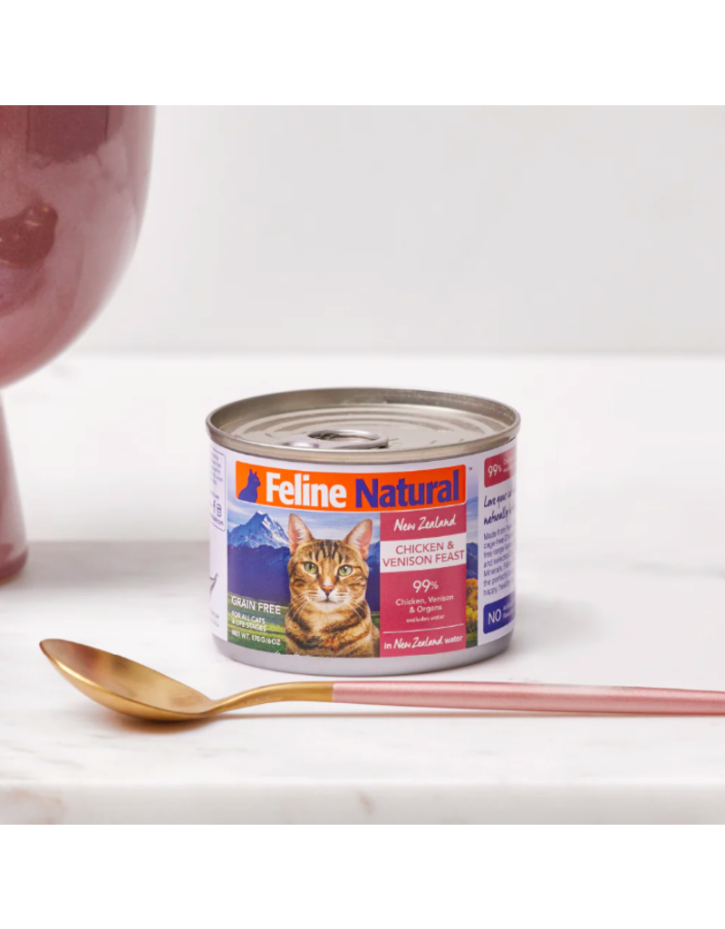 Feline Natural Feline Natural Canned Cat Food | Chicken & Venison Feast 6 oz single