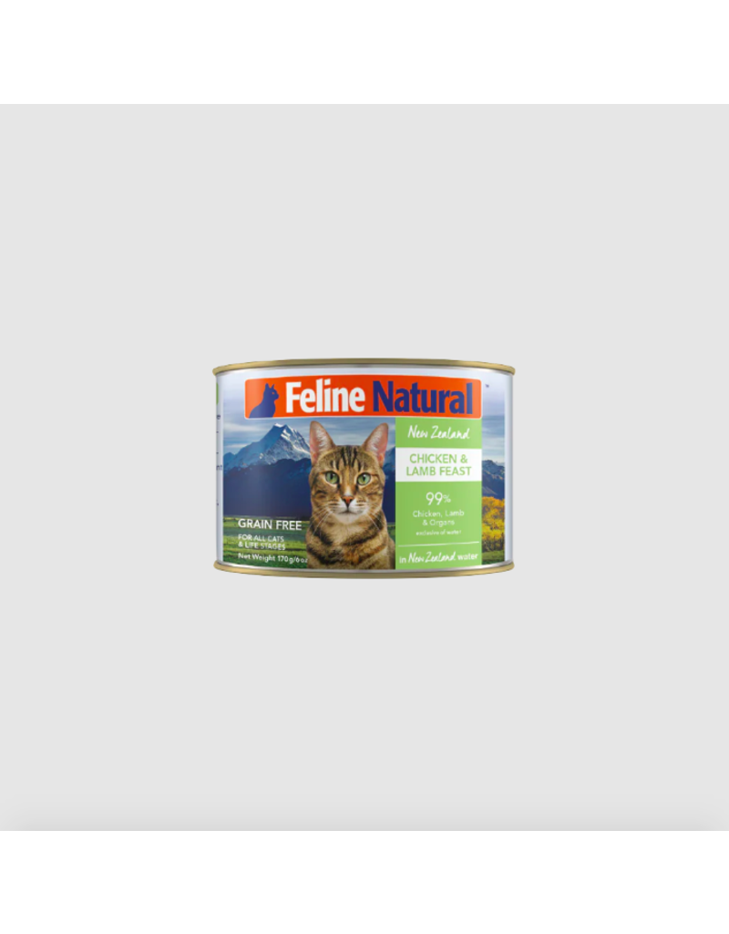 Feline Natural Feline Natural Canned Cat Food | Chicken & Lamb Feast 6 oz single