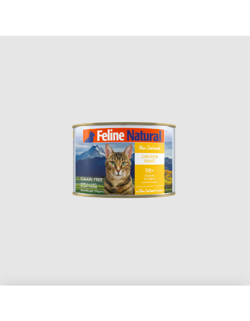 Feline Natural Feline Natural Canned Cat Food | Chicken Feast 6 oz CASE