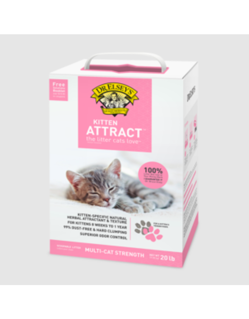 Dr. Elsey's Dr. Elsey's Precious Cat Litter | Kitten Attract Multi-Cat Clumping 20 lb Box (* Litter 12 lbs or More for Local Delivery or In-Store Pickup Only. *)