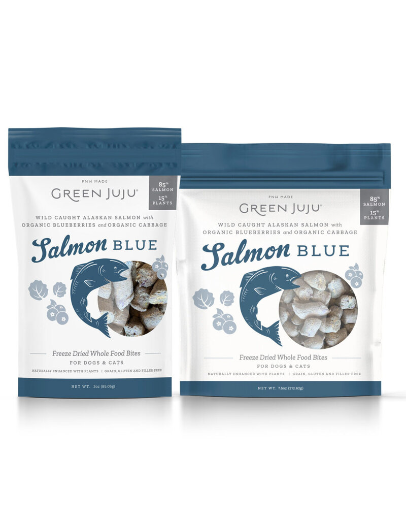 Green Juju Green Juju Freeze Dried Topper | Salmon Blue 18 oz