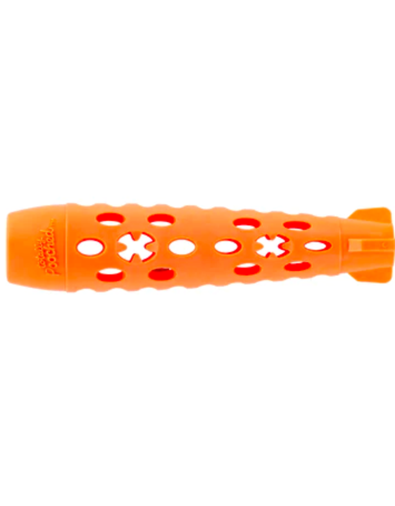 Totally Pooched Totally Pooched Dog Toys | Stuff N Chew Bully & Chew Stick Holder Orange 10 inch