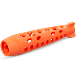 Totally Pooched Totally Pooched Dog Toys | Stuff N Chew Bully & Chew Stick Holder Orange 10 inch