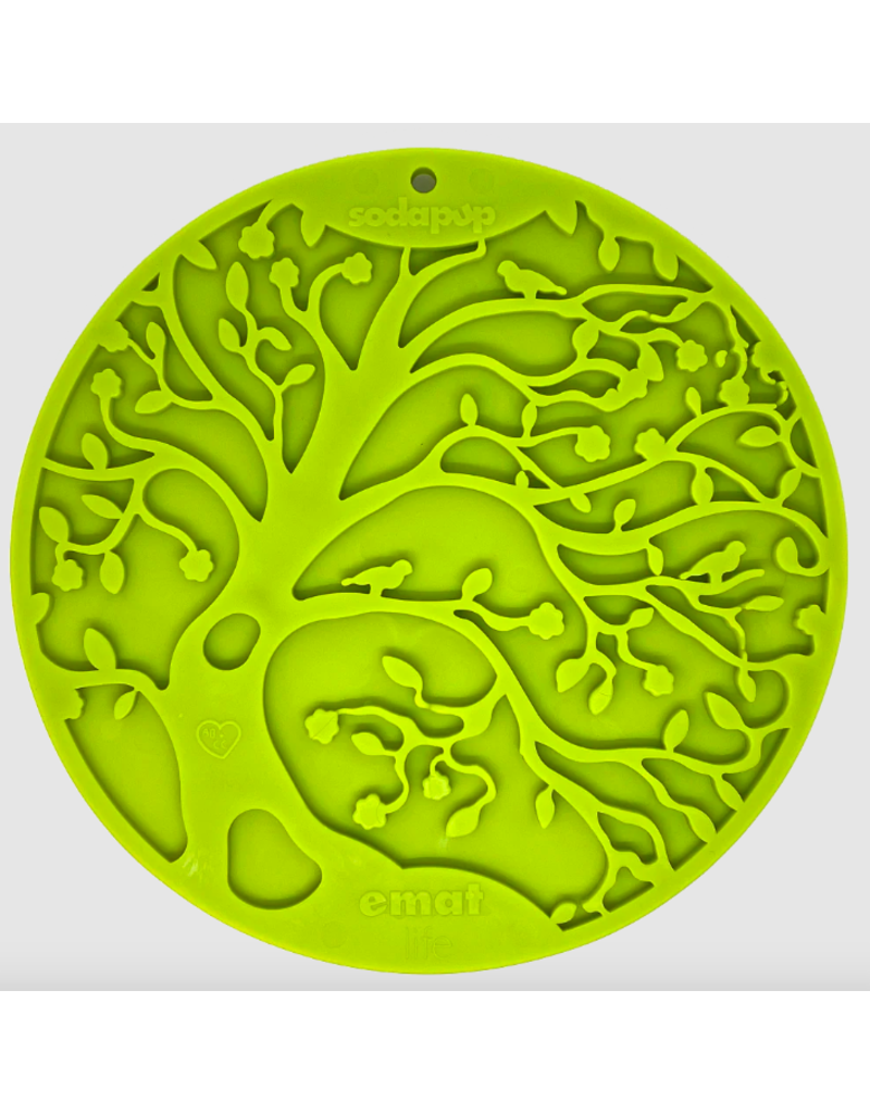 SodaPup SodaPup E-Mat with Suction Cup | Tree of Life Green