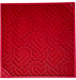 SodaPup SodaPup E-Mat | Large Hearts Red