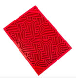 SodaPup SodaPup E-Mat | Large Hearts Red