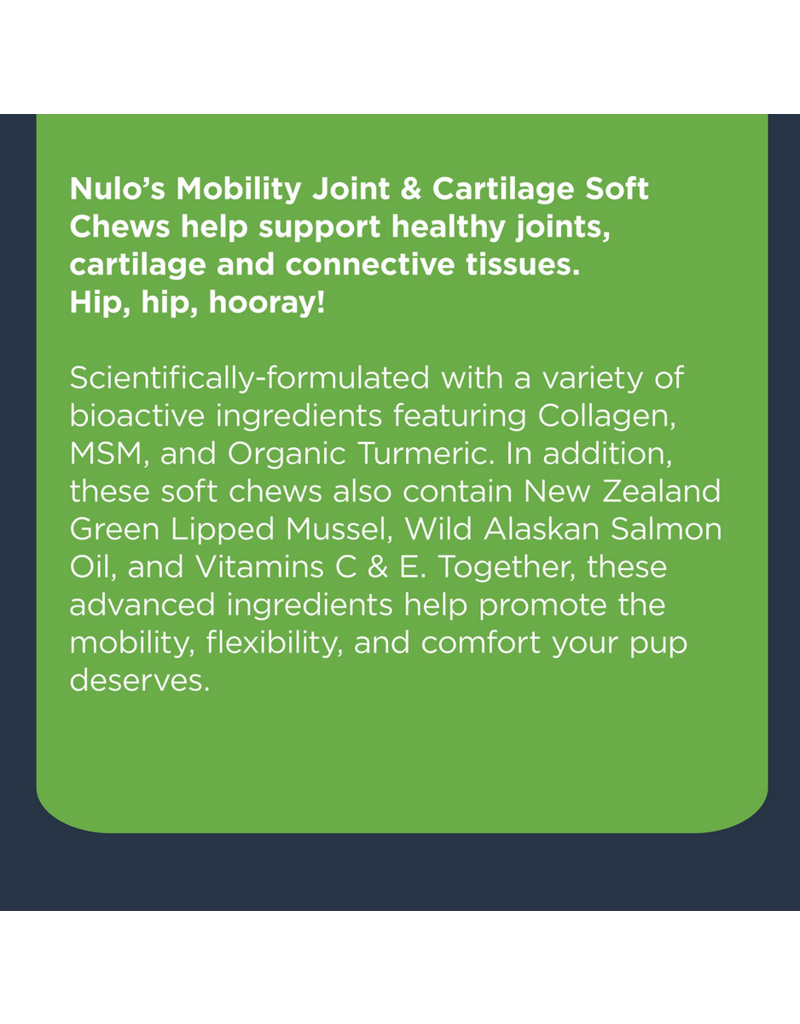 Nulo Nulo Functional Supplements | Joint Mobility Chews For Dogs 90 Soft Chews