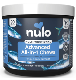 Nulo Nulo Functional Supplements | Whole Body Advanced All-in-1 Chews For Dogs 90 Soft Chews