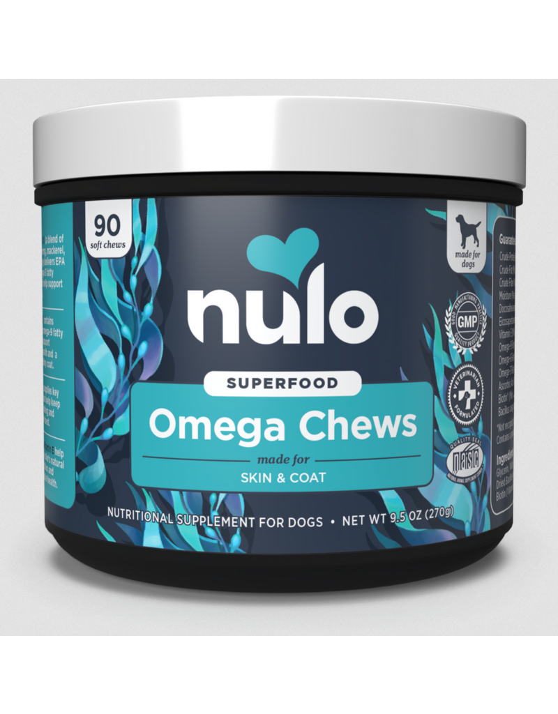 Nulo Nulo Functional Supplements | Skin Omega Chews For Dogs 90 Soft Chews