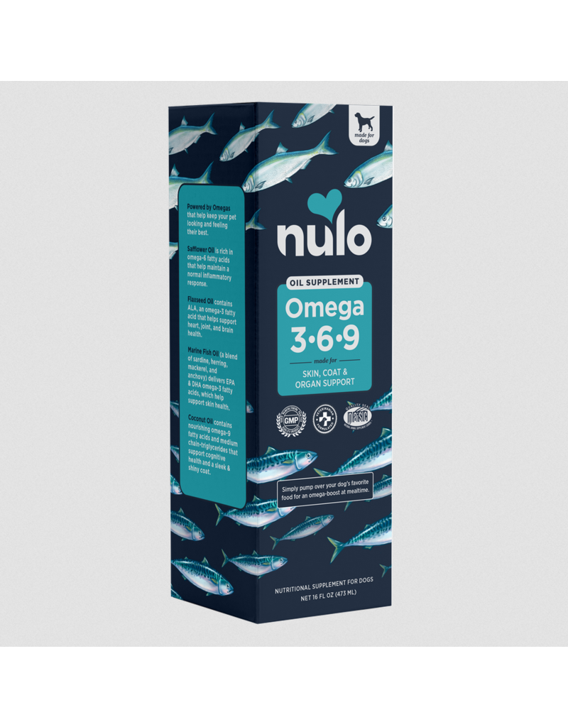 Nulo Nulo Functional Supplements | Skin & Coat Omega 3-6-9 Support For Dogs 16 oz