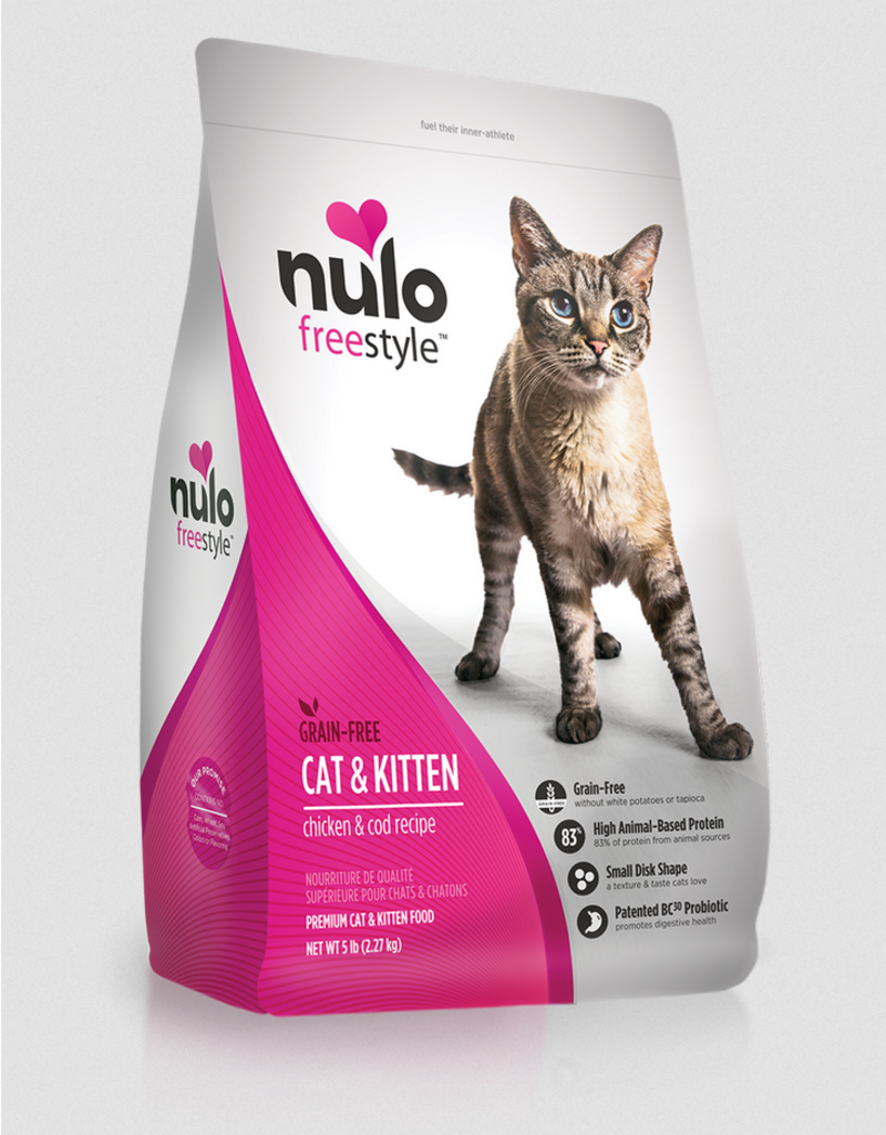 Nulo Nulo Freestyle Cat Kibble | Cat & Kitten Chicken & Cod 2 lb