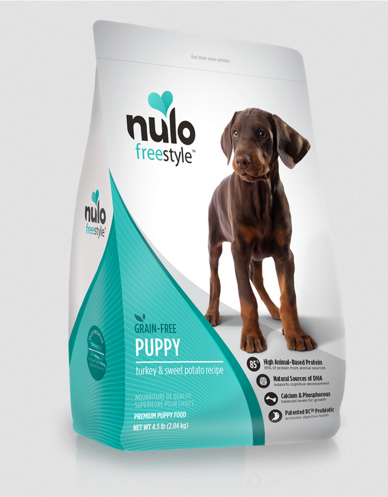 Nulo Nulo Freestyle Dog Kibble | Grain-Free Turkey & Sweet Potato For Puppies 4.5 lb