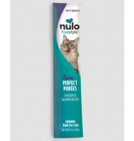 Nulo Nulo Freestyle Cat Treats | Perfect Puree Chicken & Salmon Recipe 0.5 oz single