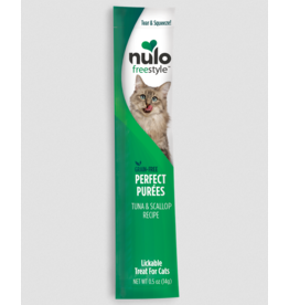 Nulo Nulo Freestyle Cat Treats | Perfect Puree Tuna & Scallop Recipe 0.5 oz single