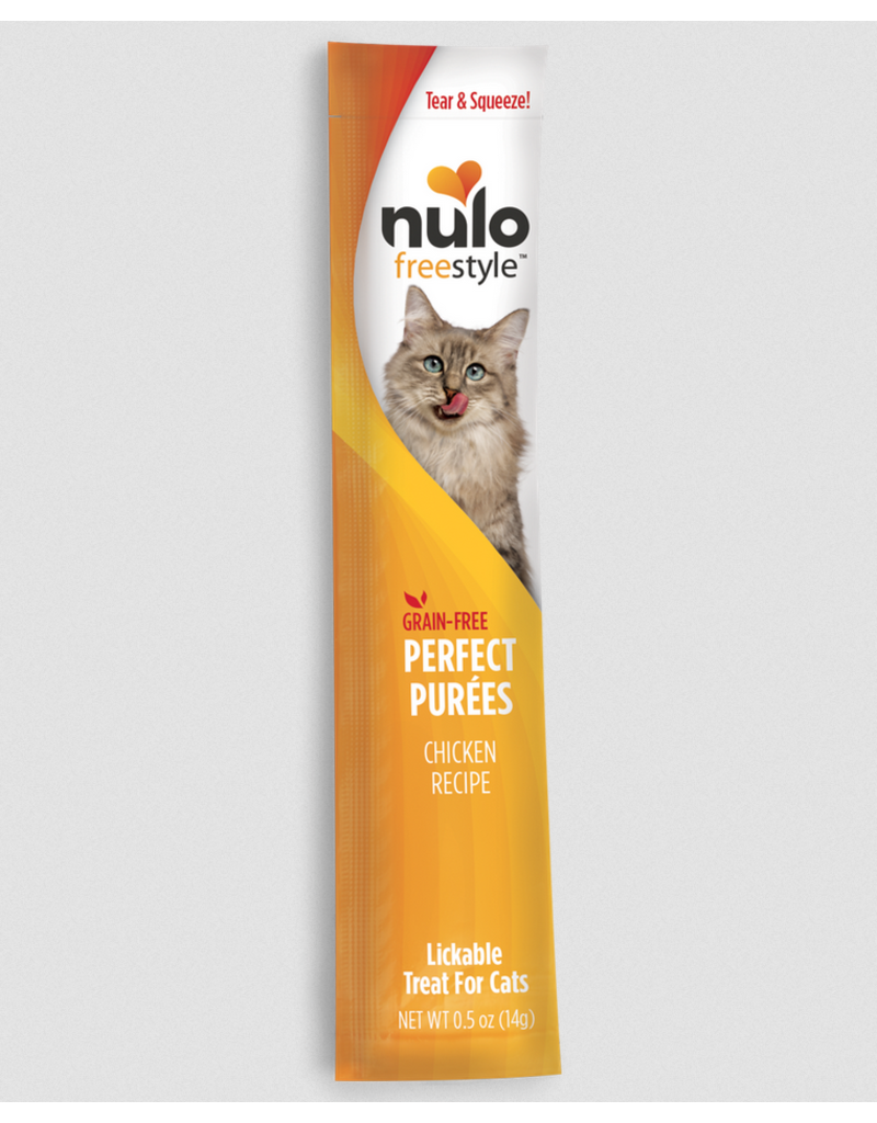 Nulo Nulo Freestyle Cat Treats | Perfect Puree Chicken Recipe 0.5 oz Stick 48 ct/CASE