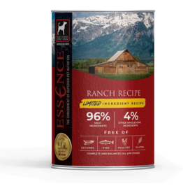 Essence DISC/M Essence Dog Canned Food LIR | Ranch Recipe 13 oz CASE **Replaced with Zig Essence**