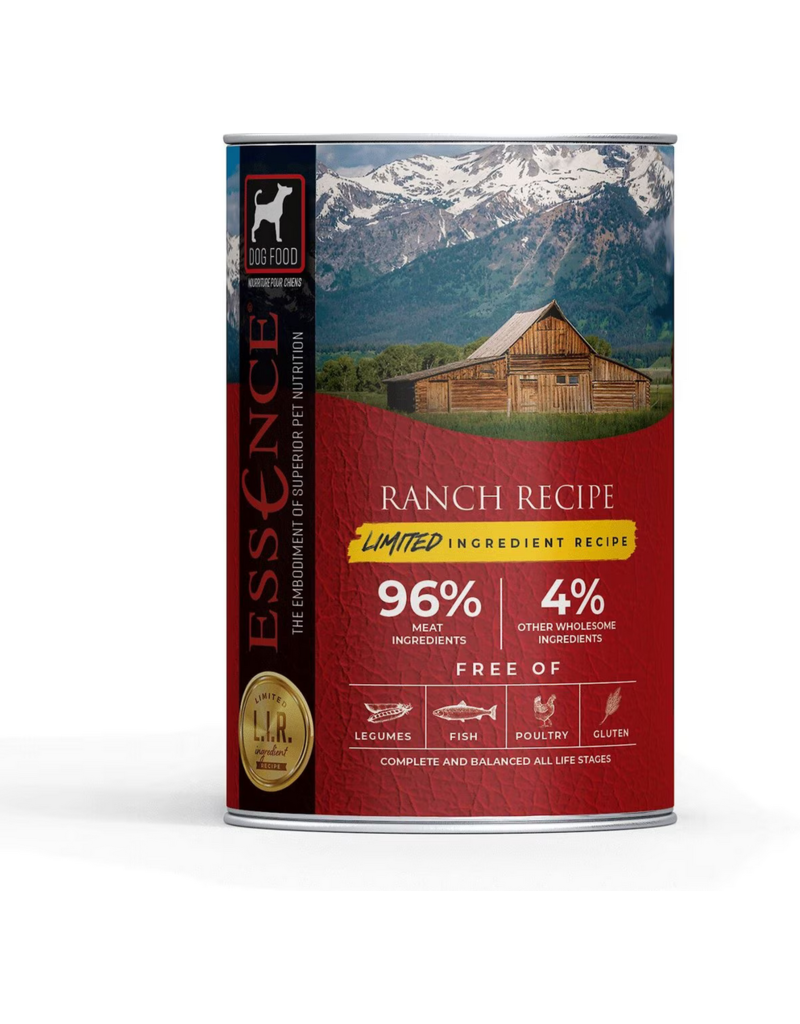 Essence Essence Dog Canned Food LIR | Ranch Recipe 13 oz CASE
