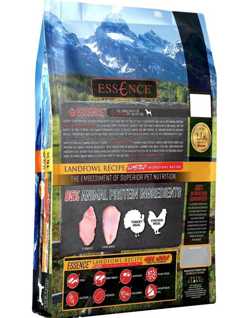Essence Essence Dog Kibble LIR | Landfowl Recipe 12.5 lb