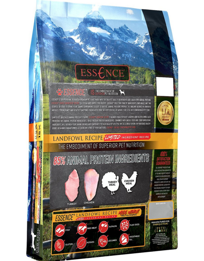 Essence Essence Dog Kibble LIR | Landfowl Recipe 25 lb