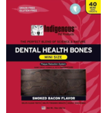 Indigenous Health Bones Indigenous Pet Products Dental Bones | Mini Smoked Bacon 13.2 oz bag / 40 ct