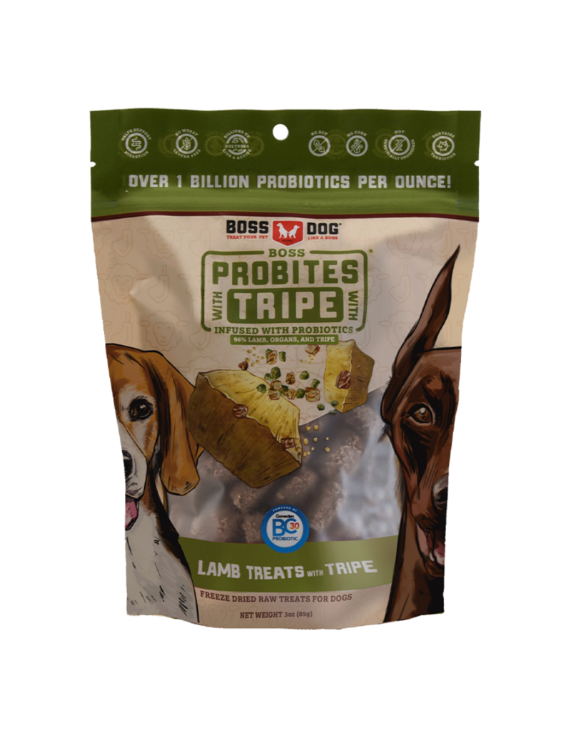 Boss Dog Brand Boss Dog Treats | ProBites Lamb with Tripe 3 oz