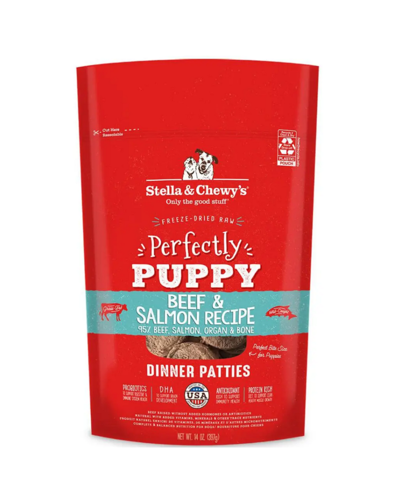 Stella & Chewy's Stella & Chewy's Freeze Dried Dog Food | Perfectly Puppy Beef & Salmon 14 oz