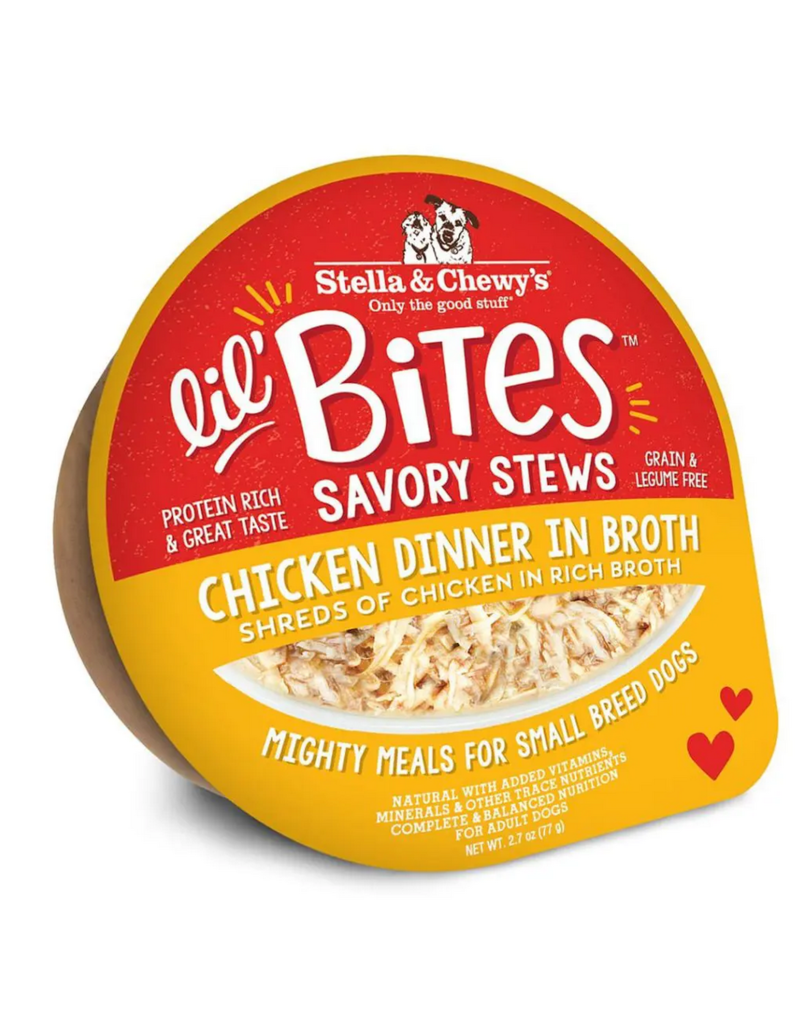 Stella & Chewy's Stella & Chewy's Lil Bites Dog Stew | Chicken Dinner in Broth 2.7 oz CASE