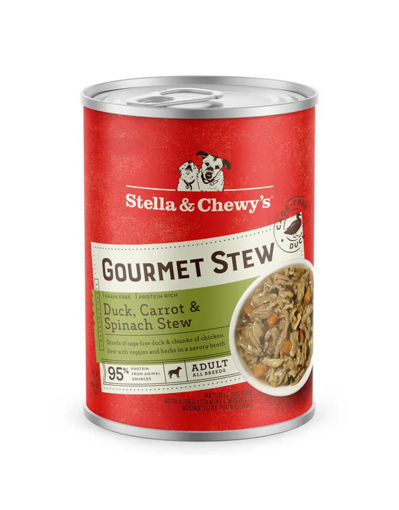 Stella & Chewy's Stella & Chewy's Gourmet Stew Canned Dog Food | Duck, Carrot, & Spinach Stew 12.5 oz single