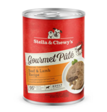 Stella & Chewy's Stella & Chewy's Gourmet Pate Canned Dog Food | Beef & Lamb Pate 12.5 oz CASE