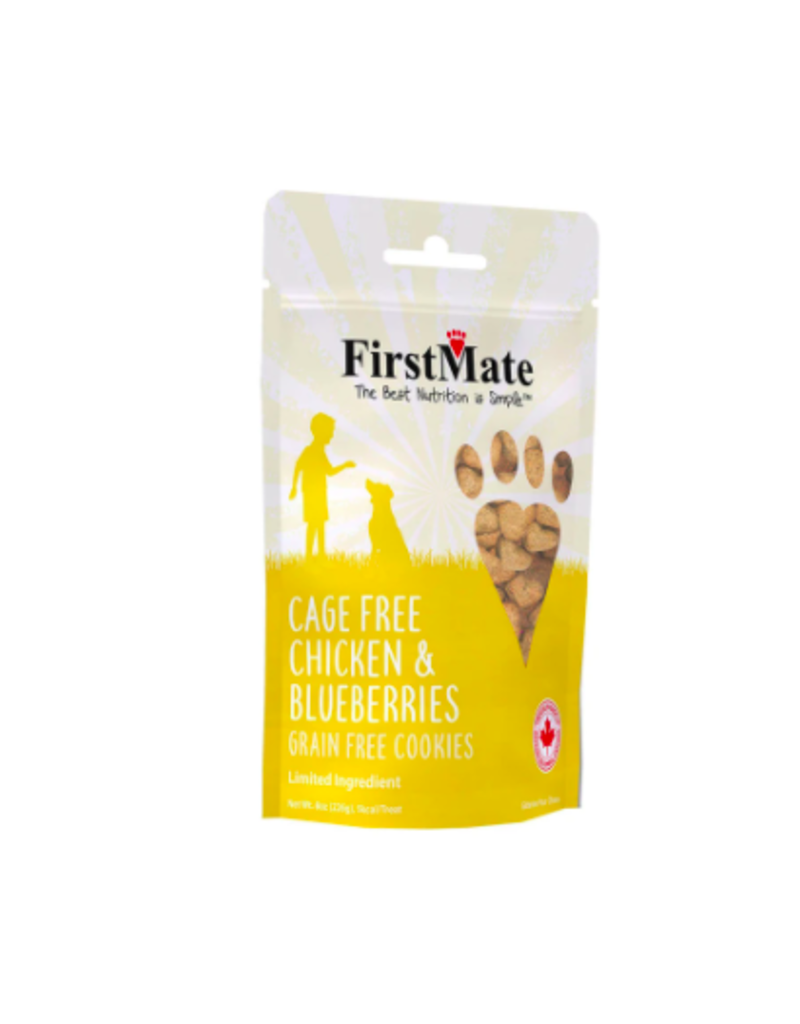 Firstmate FirstMate Dog Treats Cage Free Chicken & Blueberries 10 lb Bulk Box
