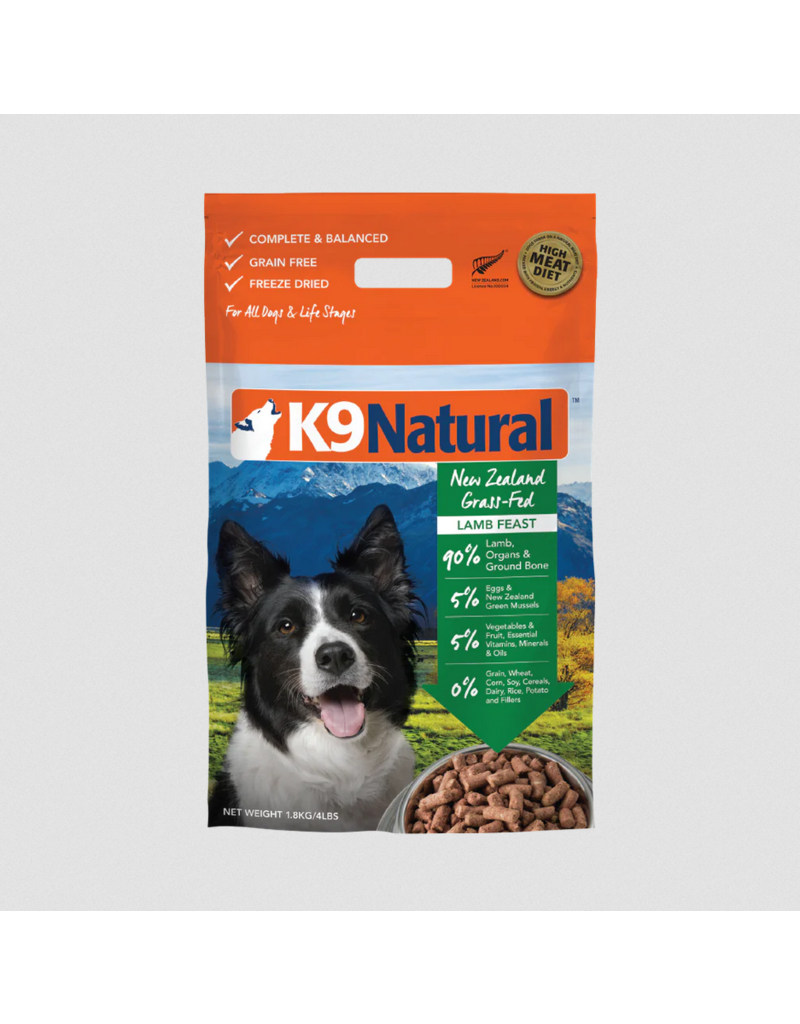 K9 Natural K9 Natural Freeze Dried Dog Food |  Lamb Feast 4 lb