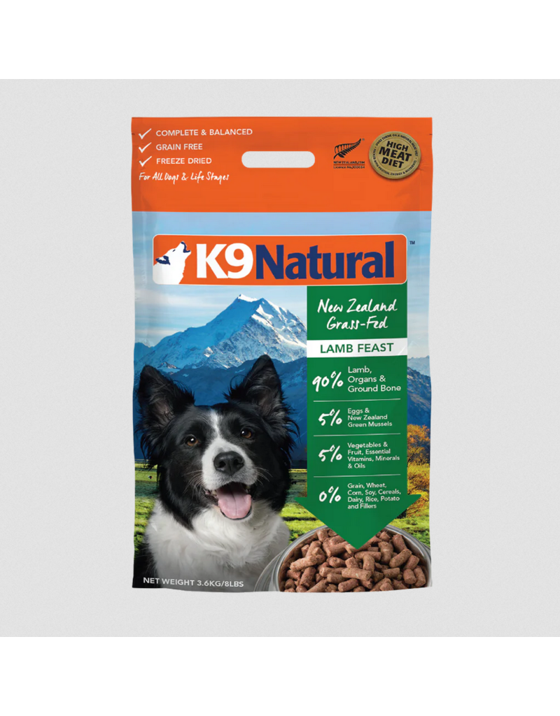K9 Natural Z K9 Natural Freeze Dried Dog Food |  Lamb 8 lb
