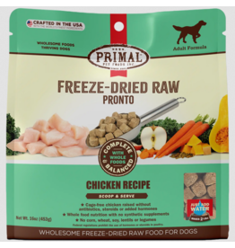 Primal Pet Foods Primal Pronto Freeze Dried Food | Chicken Recipe for Dogs 16 oz
