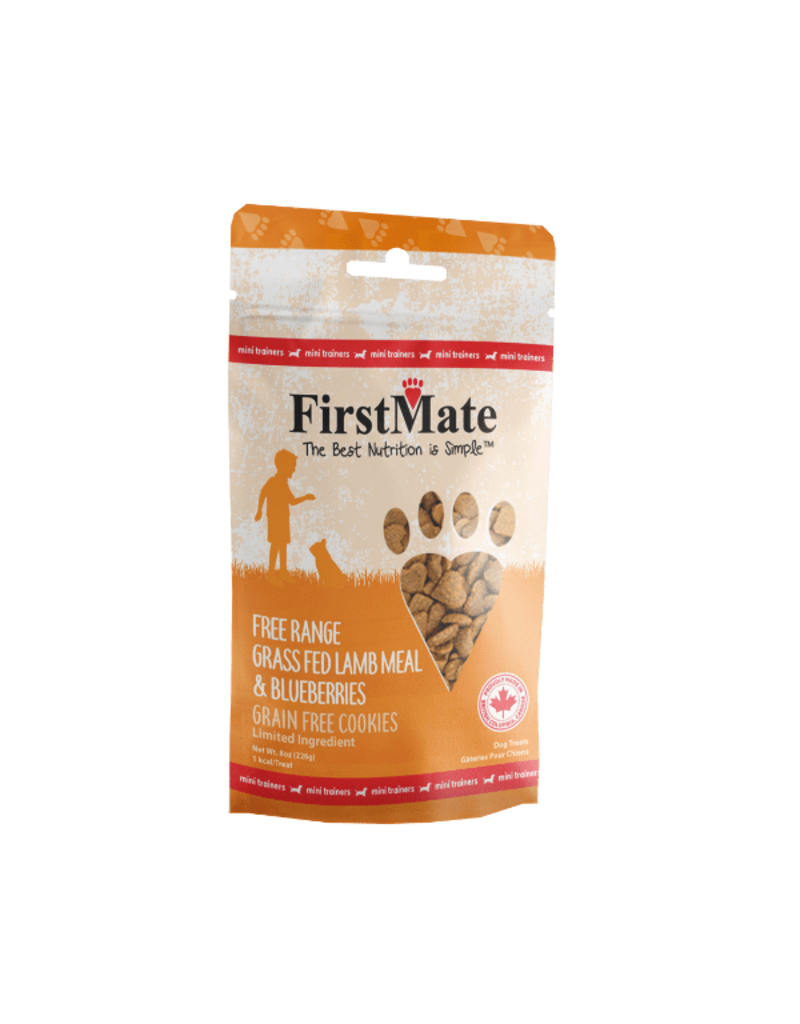 Firstmate FirstMate Dog Trainer Treats | Mini Lamb with Blueberry 8 oz