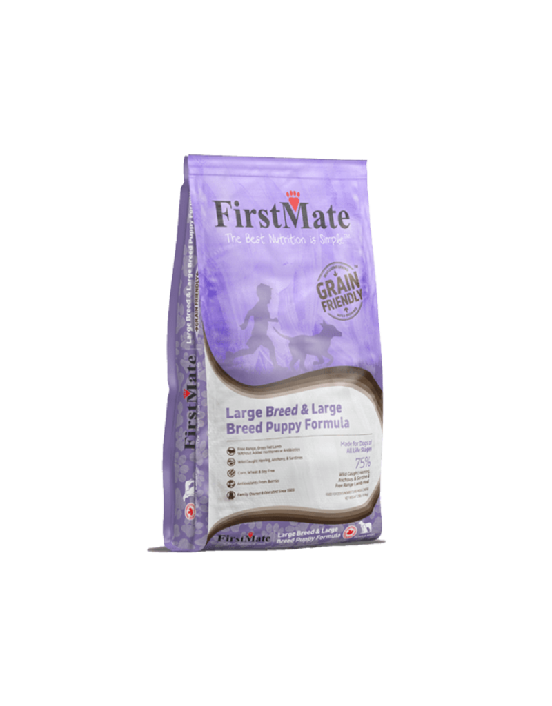 Firstmate FirstMate Grain-Friendly Dog Kibble | Large Breed Puppy & Adult Formula 25 lb