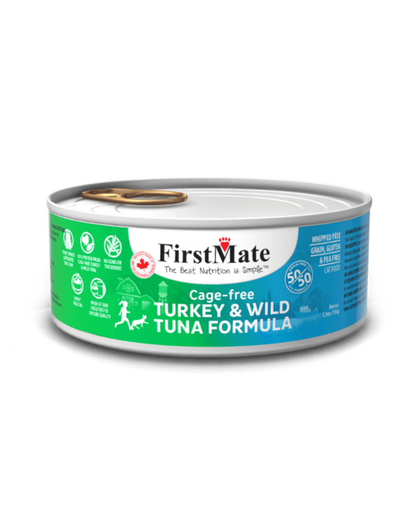 Firstmate FirstMate LID Canned Cat Food | Cage Free Turkey & Wild Tuna 5.5 oz single