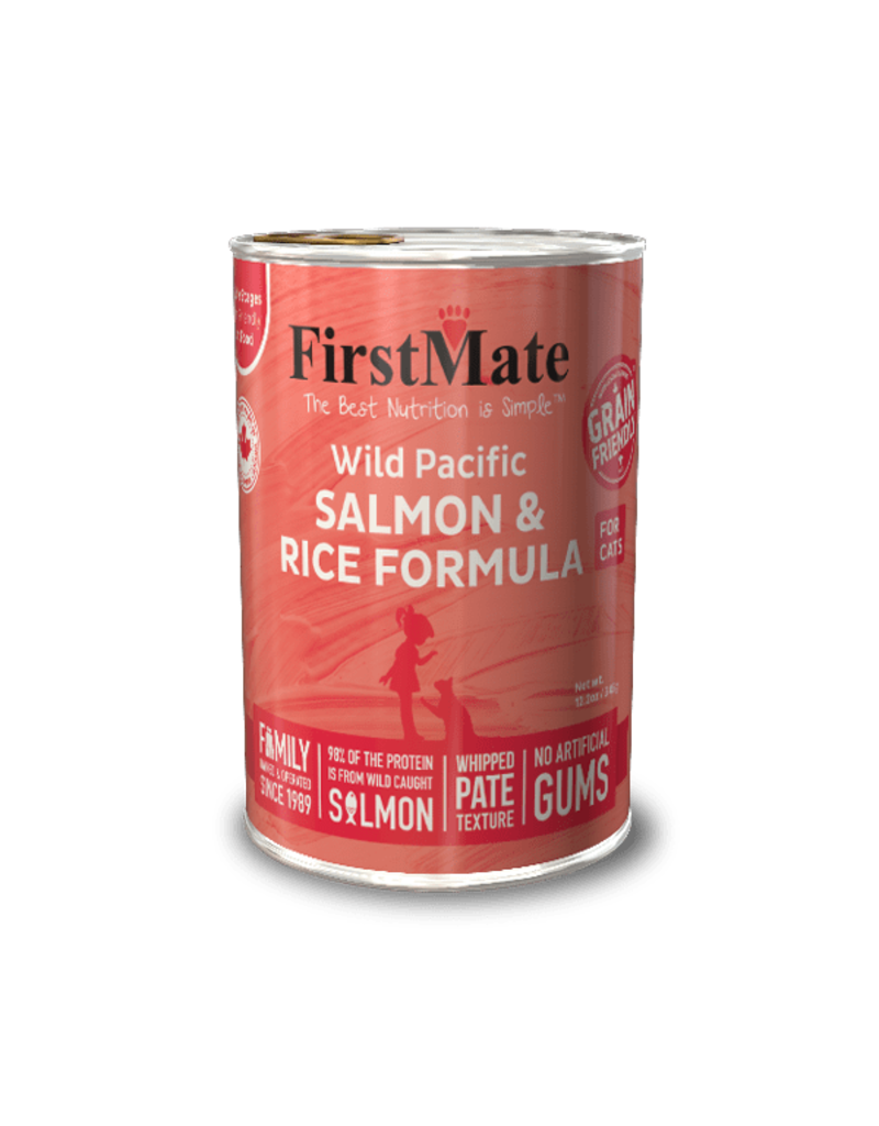Firstmate FirstMate Grain Friendly Canned Cat Food | LID Wild Salmon 12.2 oz CASE