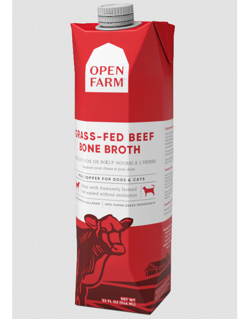 Open Farm Open Farm Bone Broth | Grass Fed Beef 33.8 oz single