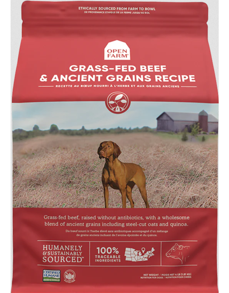 Open Farm Open Farm Ancient Grain Dog Kibble | Beef 4 lb
