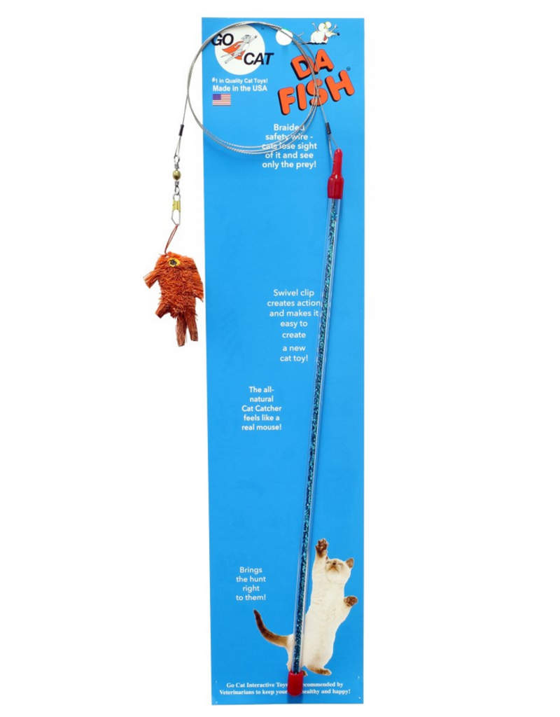 Go Cat Go Cat Toys | Da Fish Wand Toy