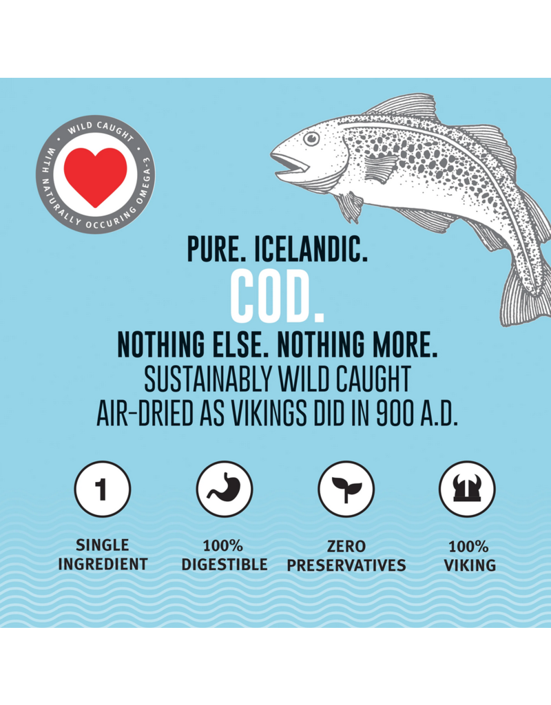 IcelandicPLUS Icelandic+ Dog Treats | Cod Fish Chips Mini 2.5 oz