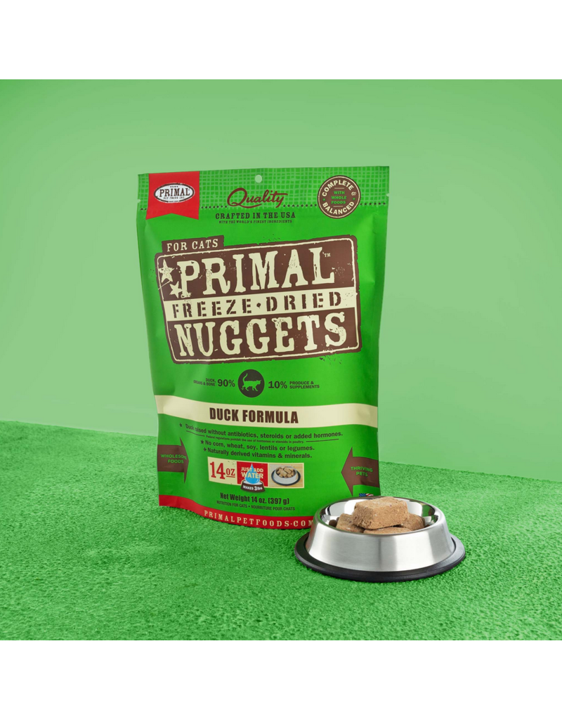 Primal Pet Foods Primal Freeze Dried Cat Nuggets | Duck 5.5 oz