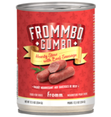 Fromm Fromm Frommbo Gumbo Canned Dog Food | Hearty Stew with Beef Sausage 12.5 oz CASE